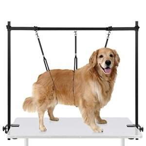 Adjustable Dog Grooming Arm with Clamp and Noose