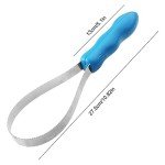 Double-Sided Dog Deshedding Brush with Stainless Steel Blade