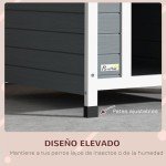 Elevated Wooden Dog House for Small to Medium Dogs