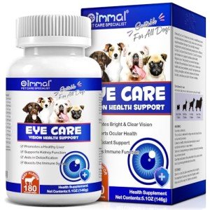 Eye Supplements for Dogs - 180 Chews for Vision