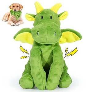 Plush Squeaky Dog Toy for Teething Fun