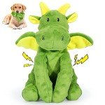 Plush Squeaky Dog Toy for Teething Fun