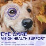 Eye Supplements for Dogs - 180 Chews for Vision