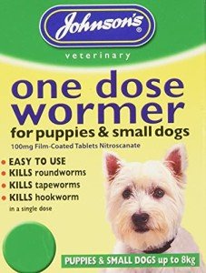 Johnsons One Dose Easy Wormer for Dogs