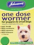 Johnsons One Dose Easy Wormer for Dogs