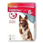 Beaphar FIPROtec Spot-On for Medium Dogs 6-Pack