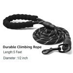 ADOGO® Reflective Soft Padded Dog Leash – 5FT