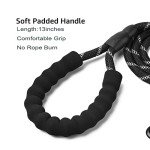 ADOGO® Reflective Soft Padded Dog Leash – 5FT