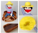 Cowboy Rider Dog Costume for Halloween (XS)