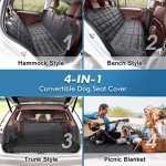 Waterproof 4-in-1 Dog Car Seat Cover