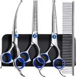 Gimars Heavy Duty Pet Grooming Scissors Set