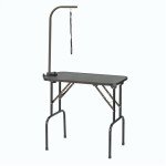 KCT Folding Dog Grooming Table with Adjustable Arm