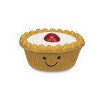 Petface Cherry Bakewell Squeaky Dog Toy