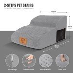 Dog Steps for Bed and Sofa - Waterproof Foam