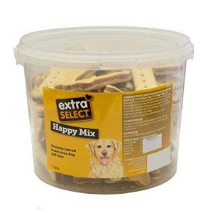 Happy Mix Dog Treats - 3L Bucket of Biscuits