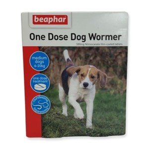 Beaphar Wormer Tablets for Medium Dogs - 2 Pack