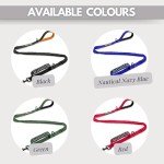 Bungee Dog Lead with Shock Absorber - Black