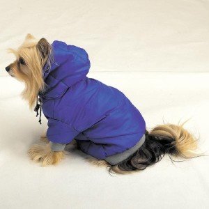 Black Fleece-Lined Eskimo Coat for Dogs - X-Small