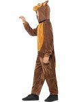 Brown Dog Costume with Hooded Jumpsuit for Kids