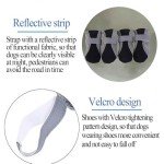 4 Pack Non-Slip Waterproof Dog Boots for Puppies