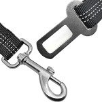 2 Pack Black Dog Seat Belts for Cars