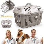 Blue & Transparent Portable Pet Carrier for Dogs