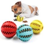 3-Pack Interactive Treat Dispenser Dog Toy Balls