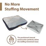 Blue Corduroy XL Dog Bed for 42-Inch Crate