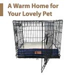 Blue Corduroy XL Dog Bed for 42-Inch Crate