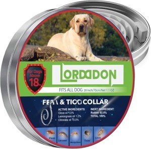 LORDDDON Adjustable Reflective Dog Repellent Collars
