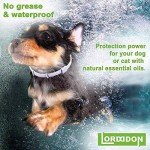 LORDDDON Adjustable Reflective Dog Repellent Collars
