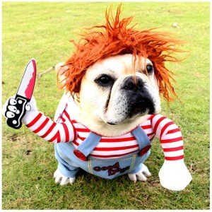 Funny Dog Chucky Costume for Halloween Fun