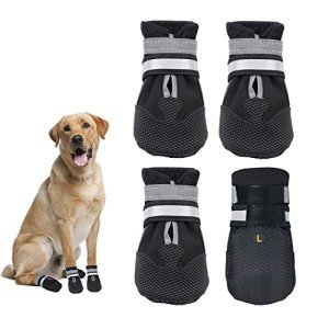 Dricar Waterproof Dog Boots for Paws (Set of 4)