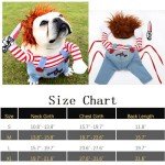 Funny Dog Chucky Costume for Halloween Fun