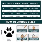 Dricar Waterproof Dog Boots for Paws (Set of 4)