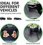Waterproof Dog Seat Cover Travel Hammock for Cars