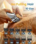 Oneisall Low Noise Dog Clippers for Thick Coats