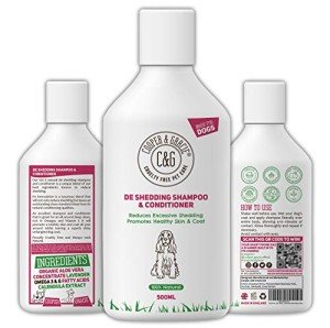 Natural De-Shedding Shampoo & Conditioner for Dogs