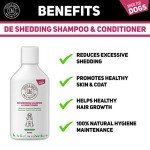 Natural De-Shedding Shampoo & Conditioner for Dogs