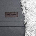 Calming Plush Donut Dog Bed for Medium Dogs