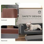 PawHut Elevated Dog Sofa Bed for Small Dogs