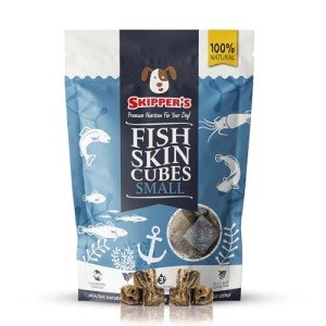 Fish Skin Jerky Cubes - Healthy Dog Treats