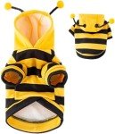 Cute Dog Bee Costume Hoodie for Halloween