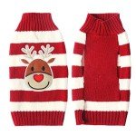 Reindeer Turtleneck Christmas Sweater for Dogs