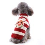 Reindeer Turtleneck Christmas Sweater for Dogs
