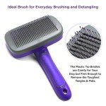 Hertzko Self-Cleaning Slicker Brush for Dogs & Cats