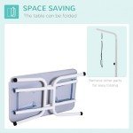 Foldable 32" Dog Grooming Table with Adjustable Arm