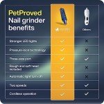 Silent Dog Nail Grinder for Safe Claw Trimming