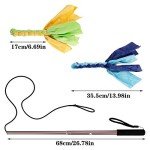 Interactive Flirt Pole for Dogs with Chew Toys