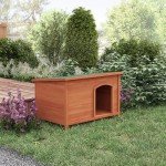 Elevated Wooden Dog Kennel with Removable Floor
